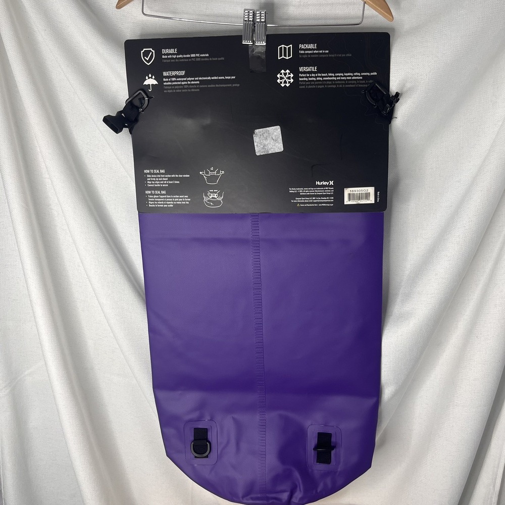 Hurley 30L Camping Dry Bag People Packable Waterproof Gear Bag NWT fisherman - Picture 4 of 4